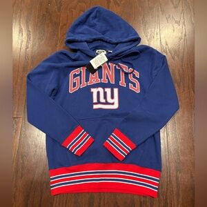 Tailgate Company x NFL NEW YORK GIANTS Pullover Hoodie Blue Men Size Small NWT
